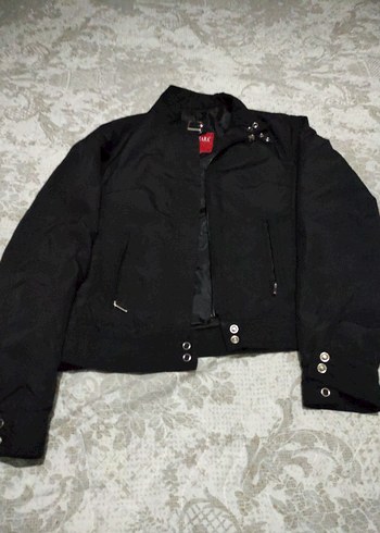s Beden Kemerli Siyah Goth Kadın Ceket