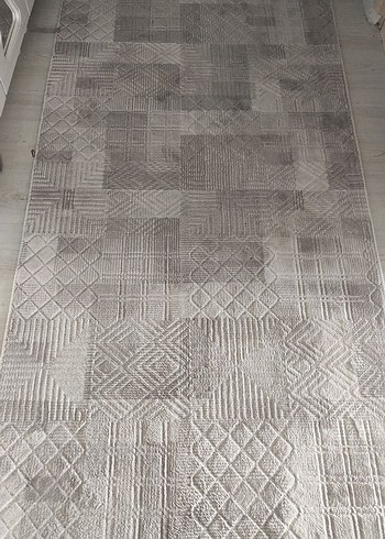 Gri Modern Dokulu Halı - Görsel 2