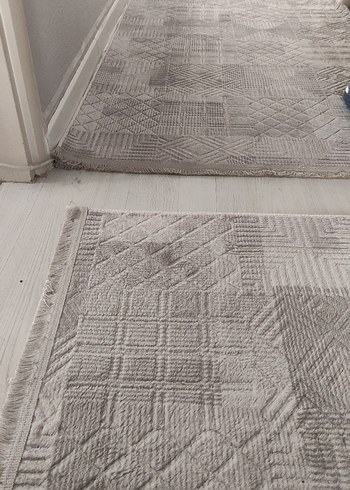 Gri Modern Dokulu Halı - Görsel 6