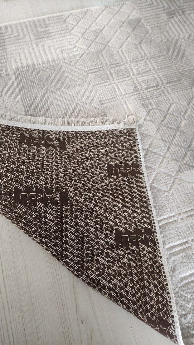 Gri Modern Dokulu Halı - Görsel 5