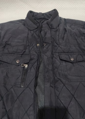 Düğmeli Siyah Erkek Mont - Görsel 2