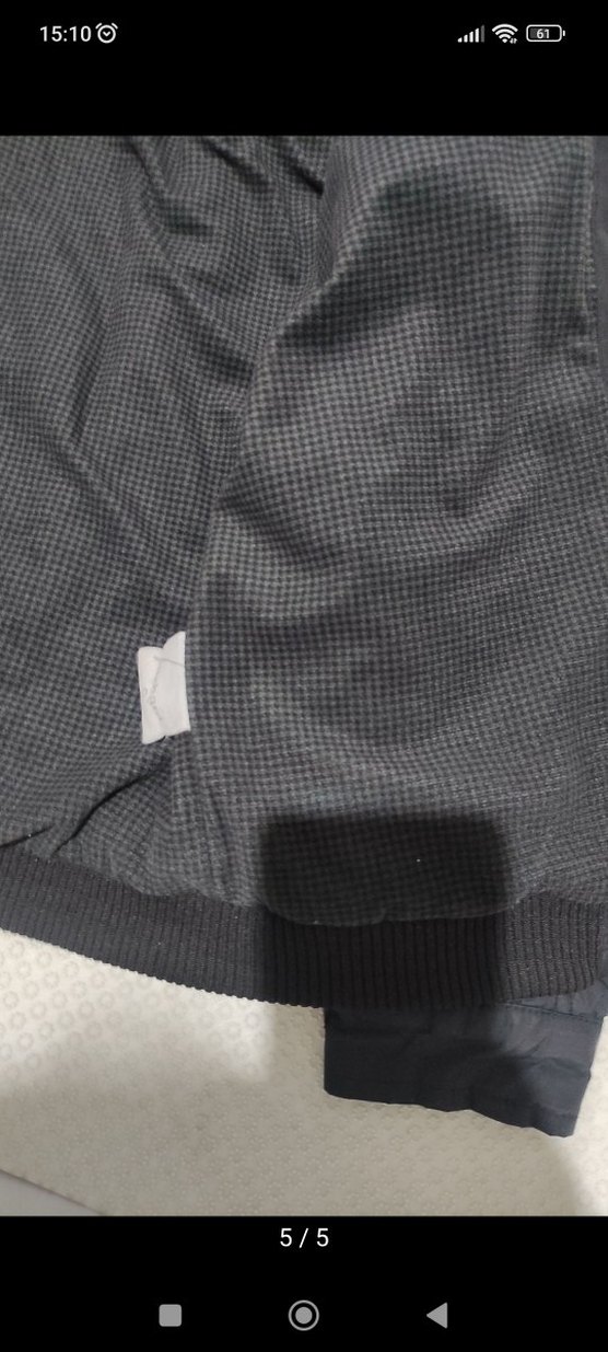 Düğmeli Siyah Erkek Mont - Görsel 5