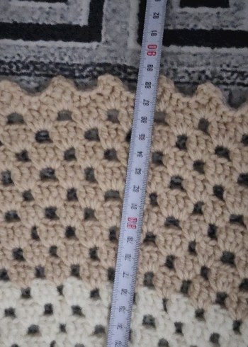 Bohem Yuvarlak El Örgüsü Halı - Görsel 6