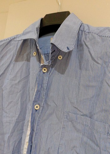 Zara Man Sport Classic S beden,  ince çizgili erkek gömlek - Görsel 4