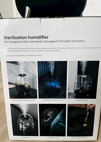 Deerma Siyah Hava Temizleyici ve Nemlendirici - Görsel 6