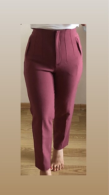 Zara yüksek bel pantolon