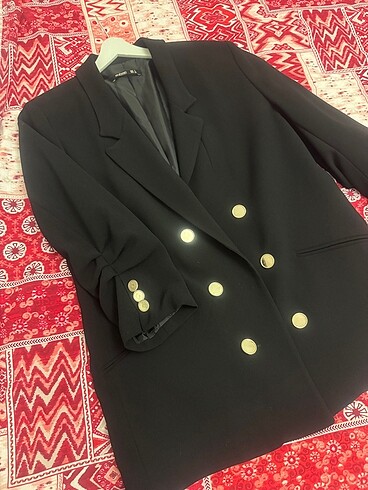 l Beden siyah Renk Blazer ceket