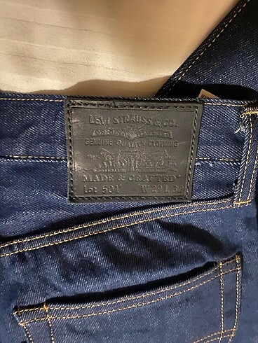 29 Beden Erkek Levi?s 501 Jean Pantolon