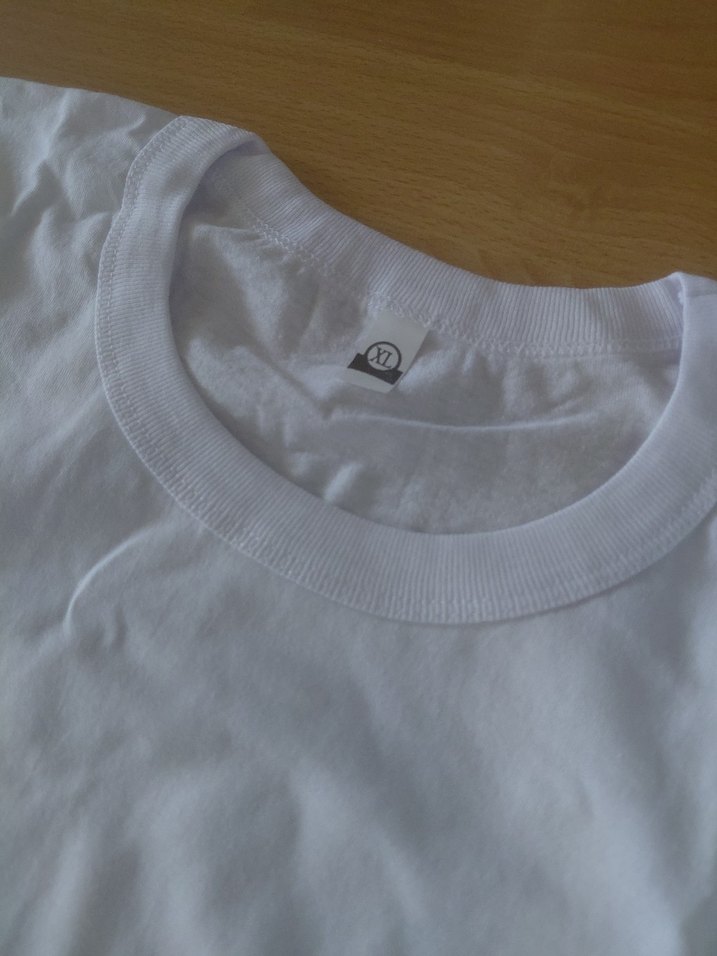 Beyaz Oversize Pamuklu Erkek Tişört - Görsel 3