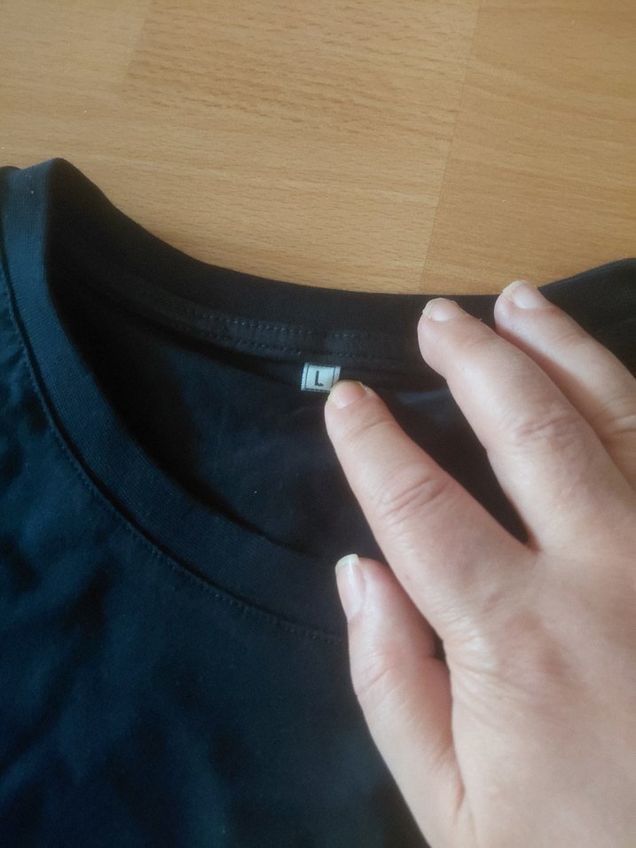 Siyah Baskılı Erkek Tişört - Görsel 3