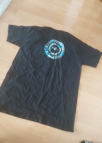 Siyah Erkek Baskılı Kısa Kollu Tişört - Görsel 4