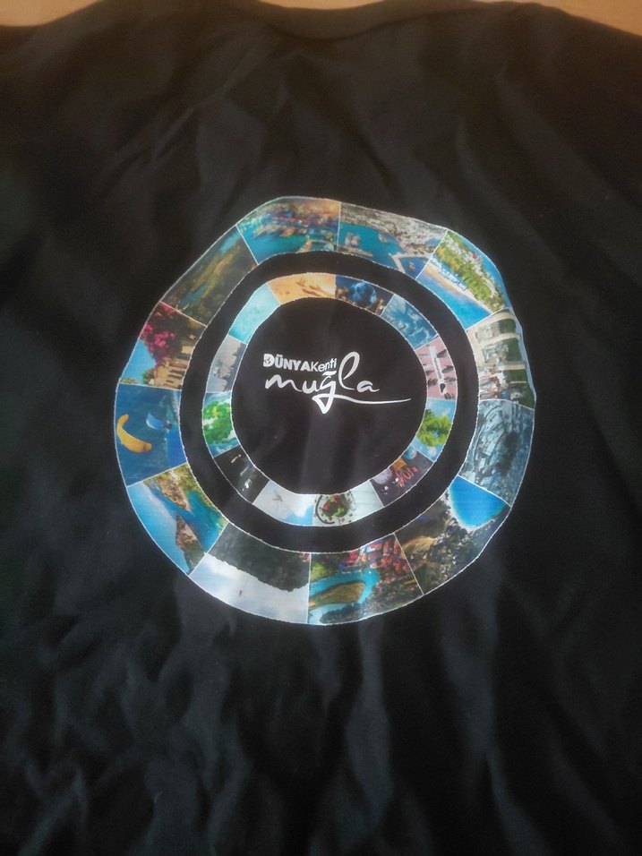 Siyah Erkek Baskılı Kısa Kollu Tişört - Görsel 5