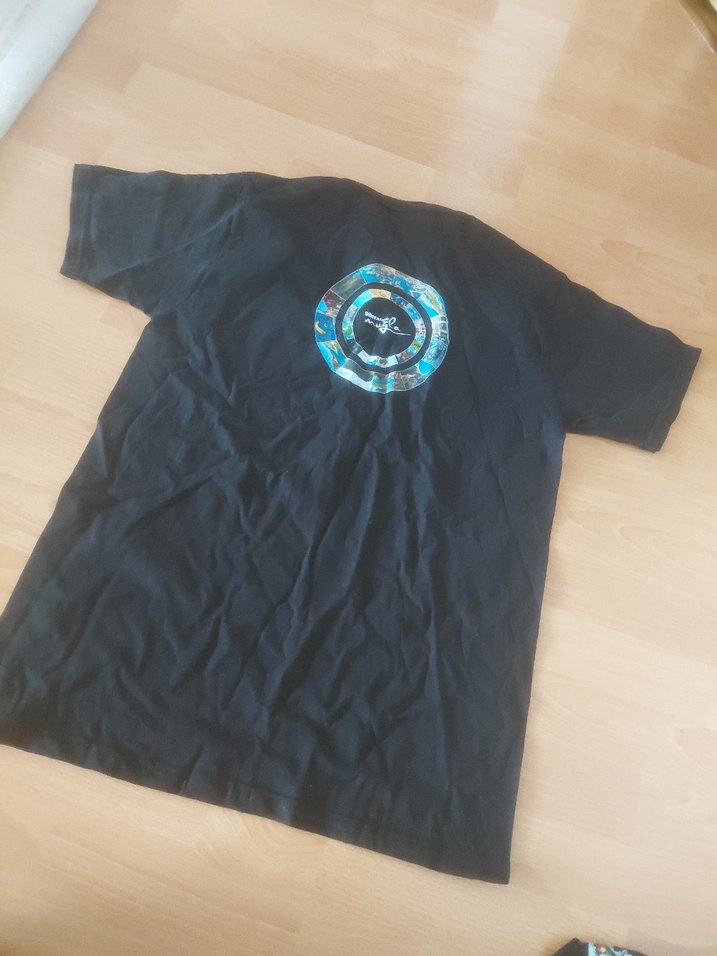 Siyah Erkek Baskılı Kısa Kollu Tişört - Görsel 4