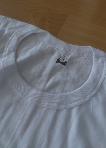 Beyaz Baskılı Pamuklu Erkek Tişört - Görsel 2