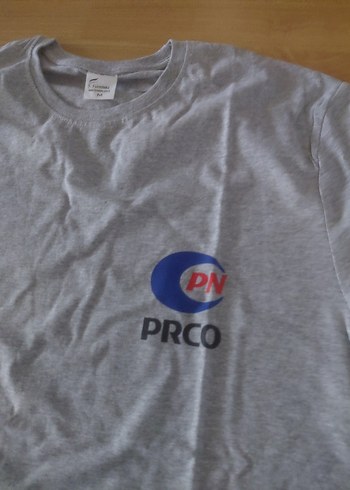 Gri Baskılı Pamuklu Erkek Tişört - Görsel 2