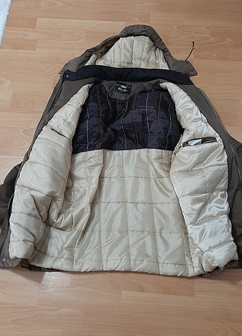 xl Beden Şapka lı erkek mont 