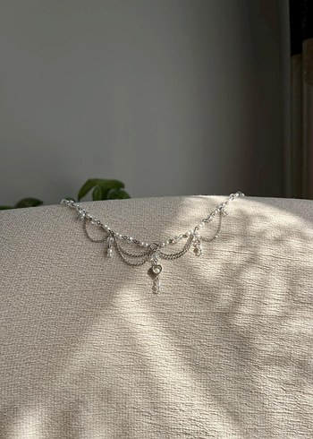 The heart necklaces