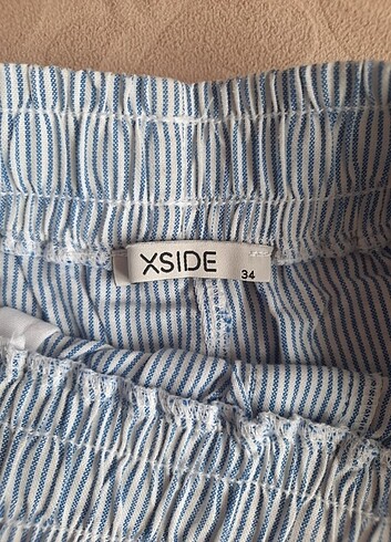 Çizgili short