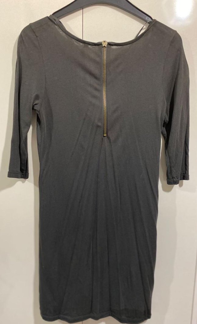 Siyah Mini Tunik-Elbise - Görsel 2