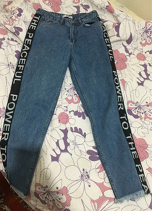 Yüksek bel mom jeans