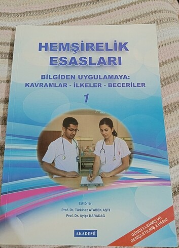 Hemşirelik esasları kitabı