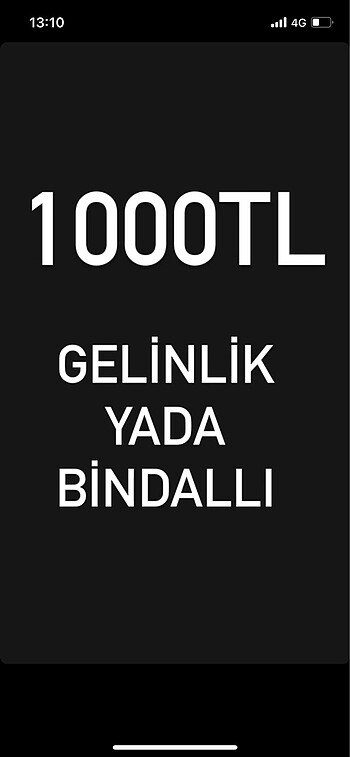 Gelinlik bindallı