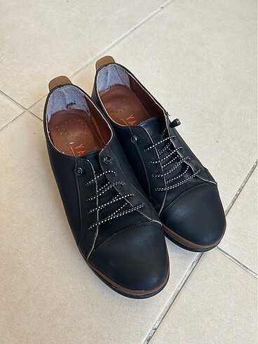 Hotiç siyah günlük casual ayakkabı oxford loafer