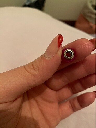 orijinal pembe pandora charm