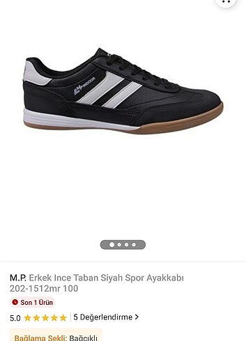 Kauçuk taban erkek spor ayakabı