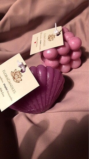 Bubble İstiridye Mum