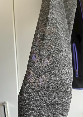 Hummel Gri Fermuarlı  Spor Sweatshirt/Ceket - Görsel 5