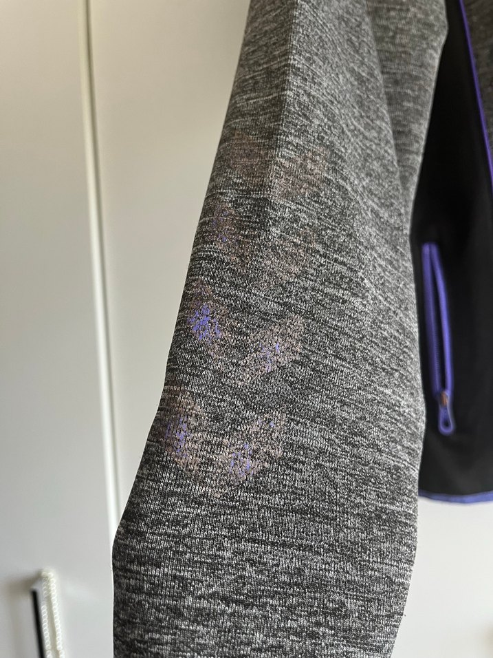 Hummel Gri Fermuarlı  Spor Sweatshirt/Ceket - Görsel 5