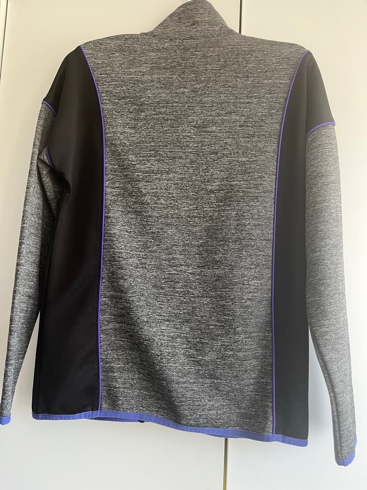 Hummel Gri Fermuarlı  Spor Sweatshirt/Ceket - Görsel 2