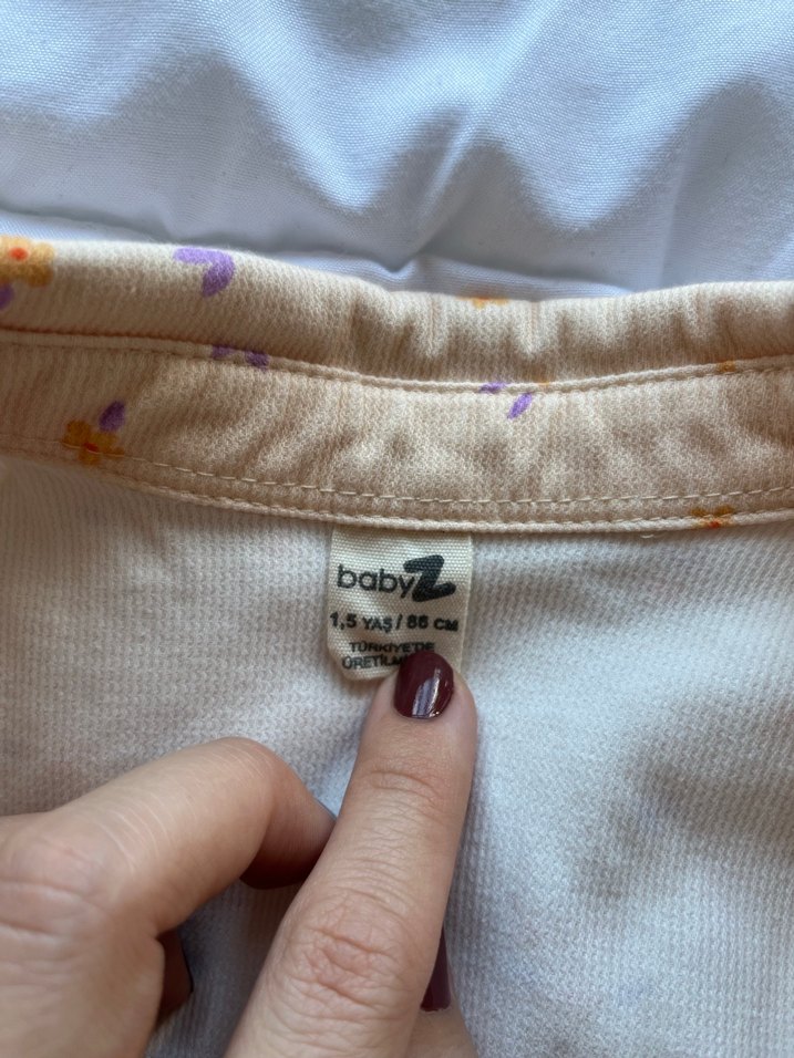 Kız Çocuk Bej Uzun Kollu Gömlek - Görsel 2