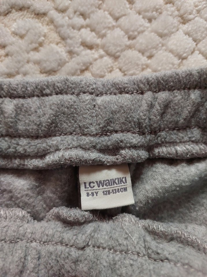 Gri Kadın Rahat Kesim Polar Eşofman - Görsel 5