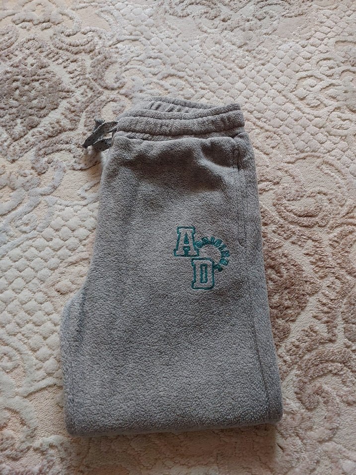 Gri Kadın Rahat Kesim Polar Eşofman - Görsel 3