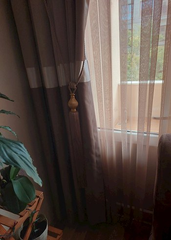 Modern Deseniz Petek Tül Perde - Görsel 5