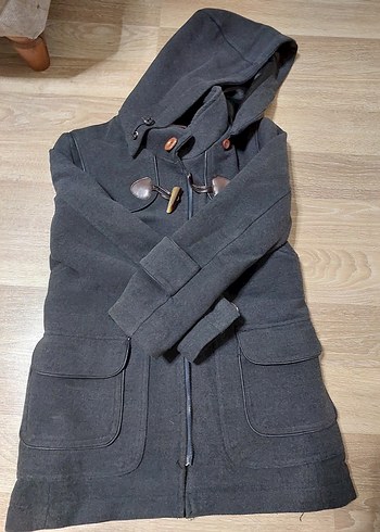 Erkek Çocuk Düğmeli Kaşe Kaban - Görsel 2