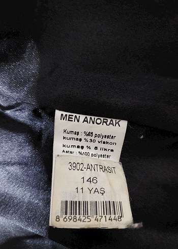 Erkek Çocuk Düğmeli Kaşe Kaban - Görsel 5