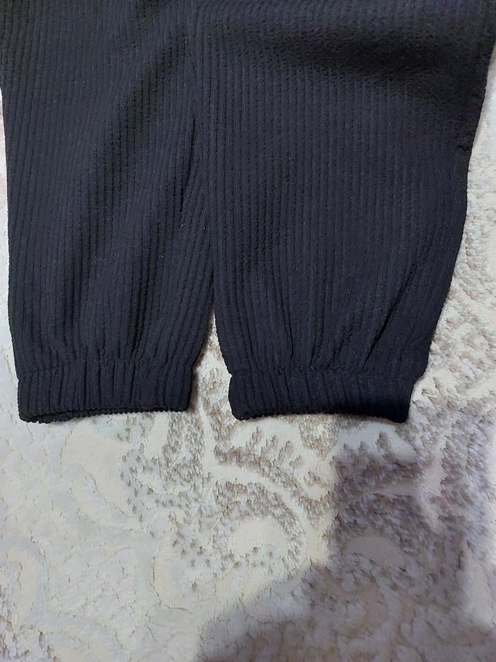 Erkek Siyah Eşofman Altı - Görsel 2