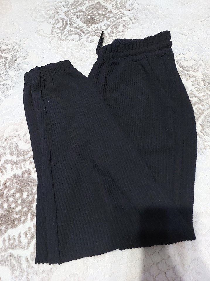 Erkek Siyah Eşofman Altı - Görsel 5