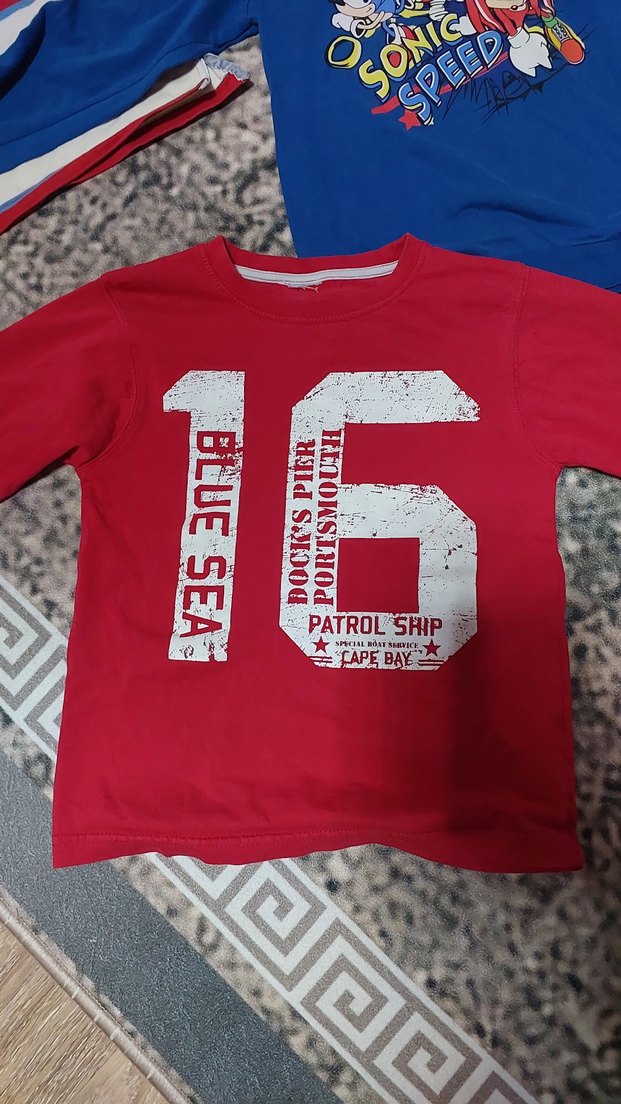 Erkek Çocuk Renkli Uzun Kollu Tişört - Görsel 2