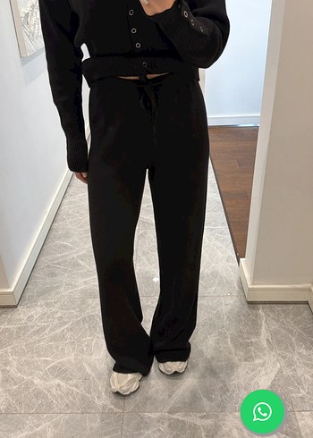 Çıtçıt detaylı Siyah Kadın Takım - Görsel 3