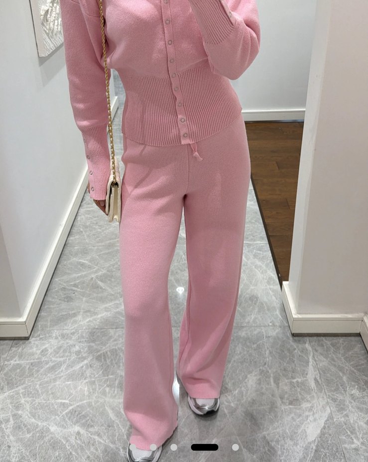 Pembe Normal Kesim Kadın Eşofman Takımı - Görsel 4