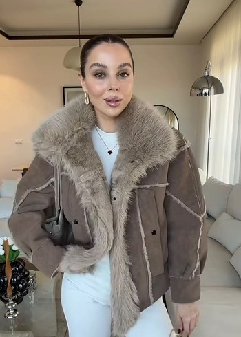 İthal kürk kaban - Görsel 2