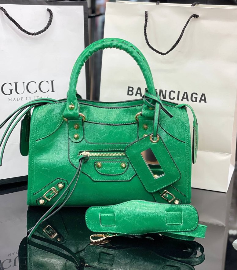 Pembe Deri Kadın Çanta - Görsel 2