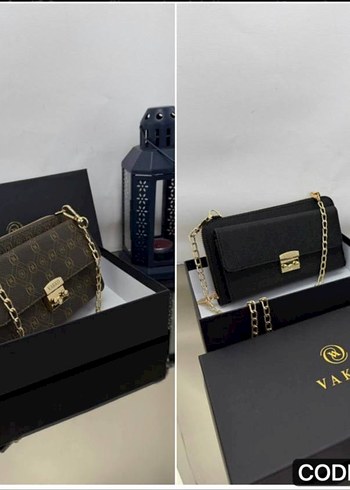 Vakko Zincir Detaylı Deri Kadın Portföy Çanta - Görsel 2