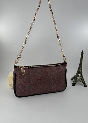 Etro çift askılı zincir detaylı çanta - Görsel 4