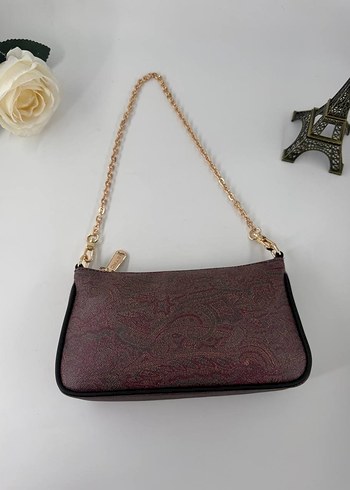 Etro çift askılı zincir detaylı çanta - Görsel 6