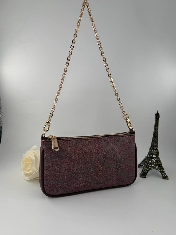 Etro çift askılı zincir detaylı çanta - Görsel 2